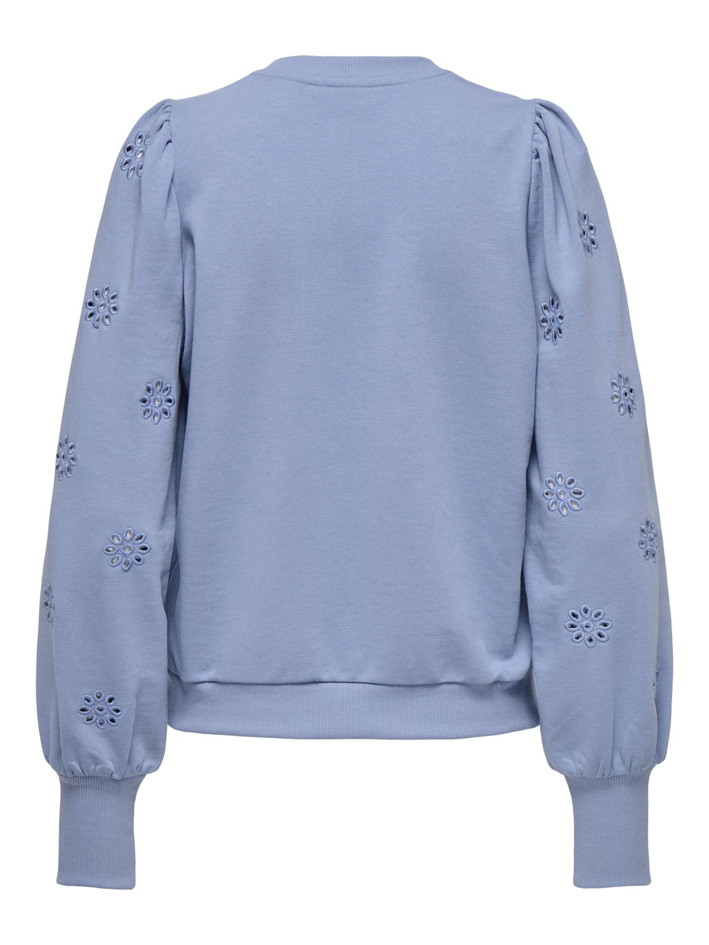 ONLY Sweatshirt 'ONLFemme' in Blue