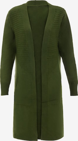 Cardigan idem en vert : devant