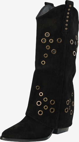 Bottes de cowboy Salinyang en noir : devant