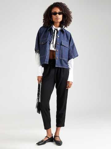 JDY Regular Pleat-front trousers 'Catia' in Black
