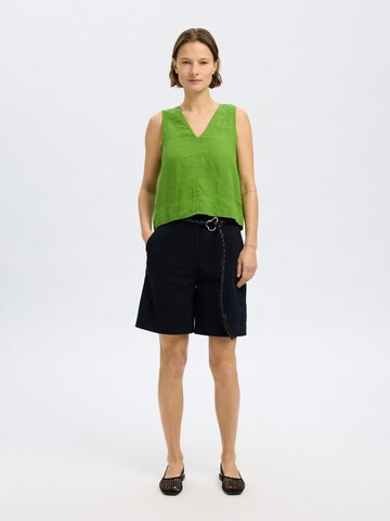 Haut SELECTED en vert