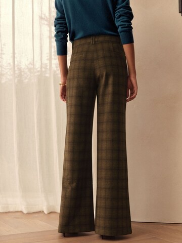 Next Широкий Штаны 'N. Premium' в Зеленый