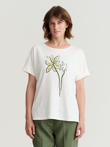 Tricou 'Monki 2' de la TATUUM pe alb: față