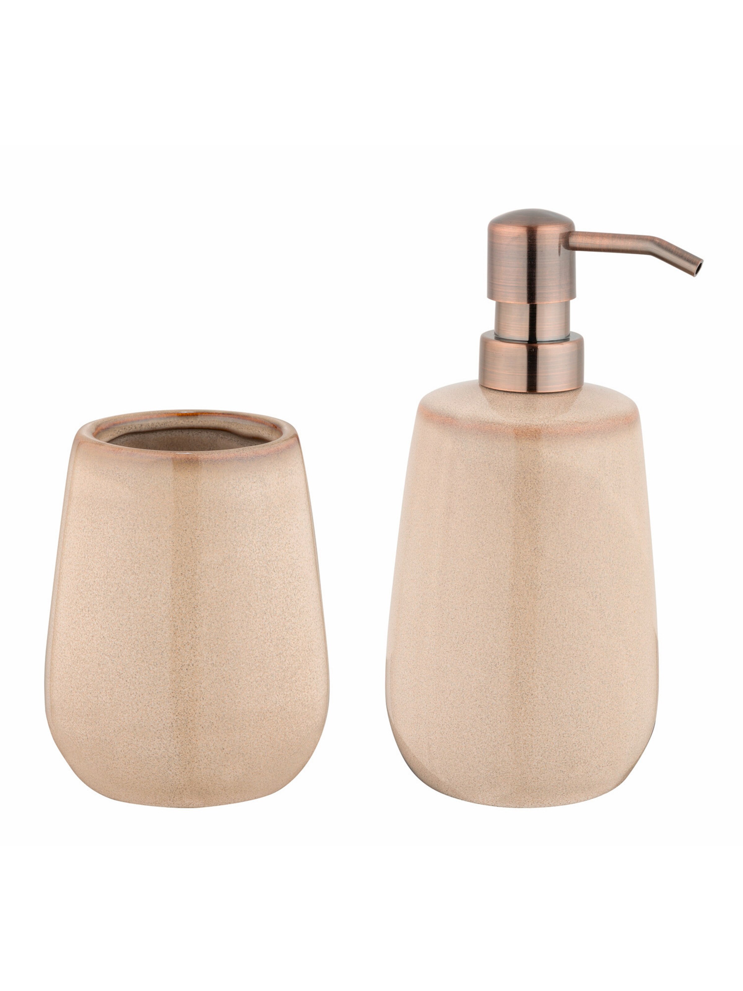 Wenko Badset 'Sirmione' in Beige: Vorderseite