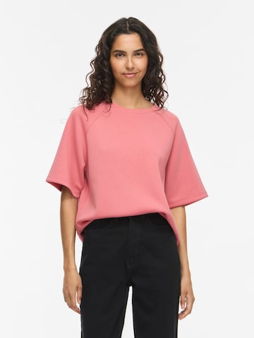 VILA Sweatshirt 'VIReflect' in Pink: Vorderseite