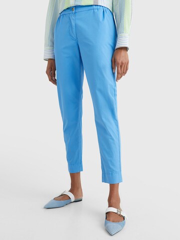Regular Pantalon chino TOMMY HILFIGER en bleu : devant