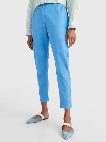 Regular Pantalon chino TOMMY HILFIGER en bleu : devant