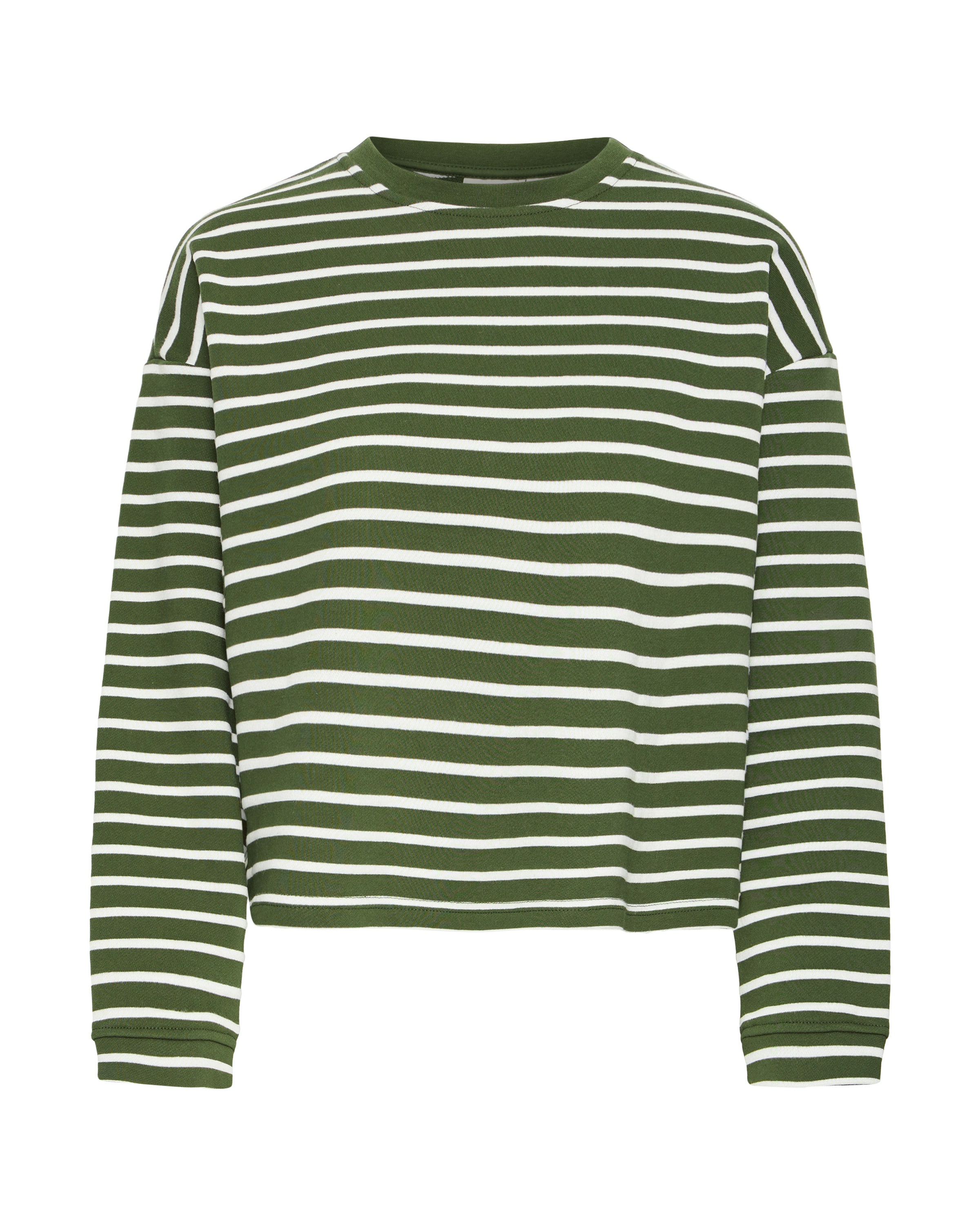 ICHI Sweatshirt 'BASMA' in Grün: Vorderseite