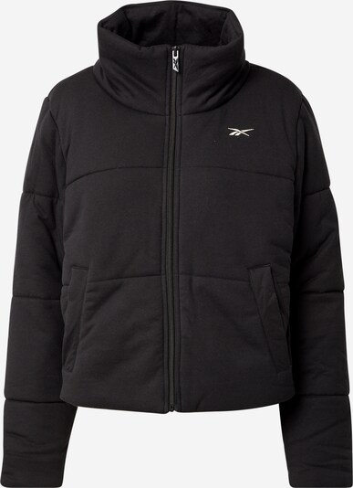 Reebok Sport Sportsjakke i sort / offwhite, Produktvisning