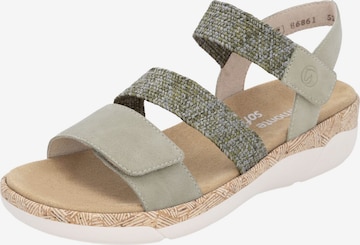 Sandales REMONTE en vert : devant