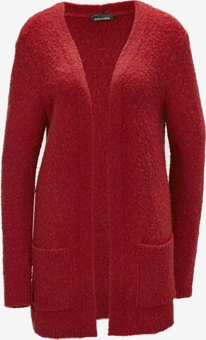 Goldner Knit Cardigan in Red: front