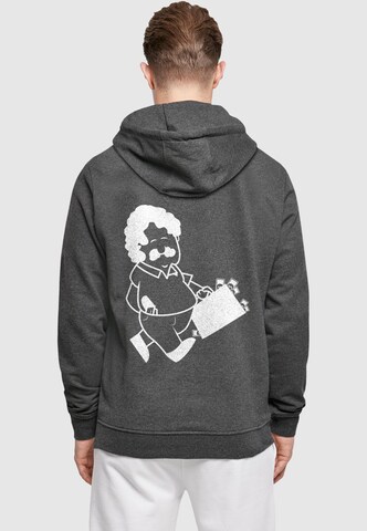 Mister Tee Sweatshirt 'El Patron' in Grijs: voorkant