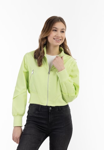 MYMO Between-Season Jacket in Green: front