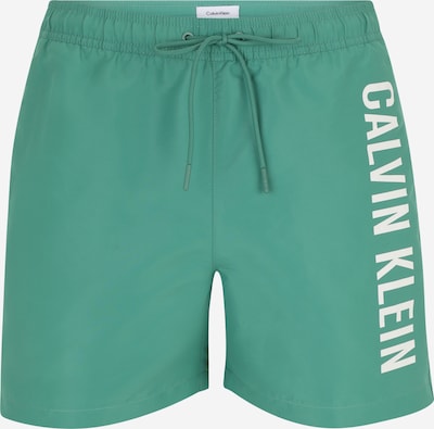 Maudymosi trumpikės iš Calvin Klein Swimwear, spalva – žalia / balta, Prekių apžvalga