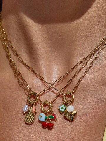 Cala Rose Ketting 'FRUIT' in Geel