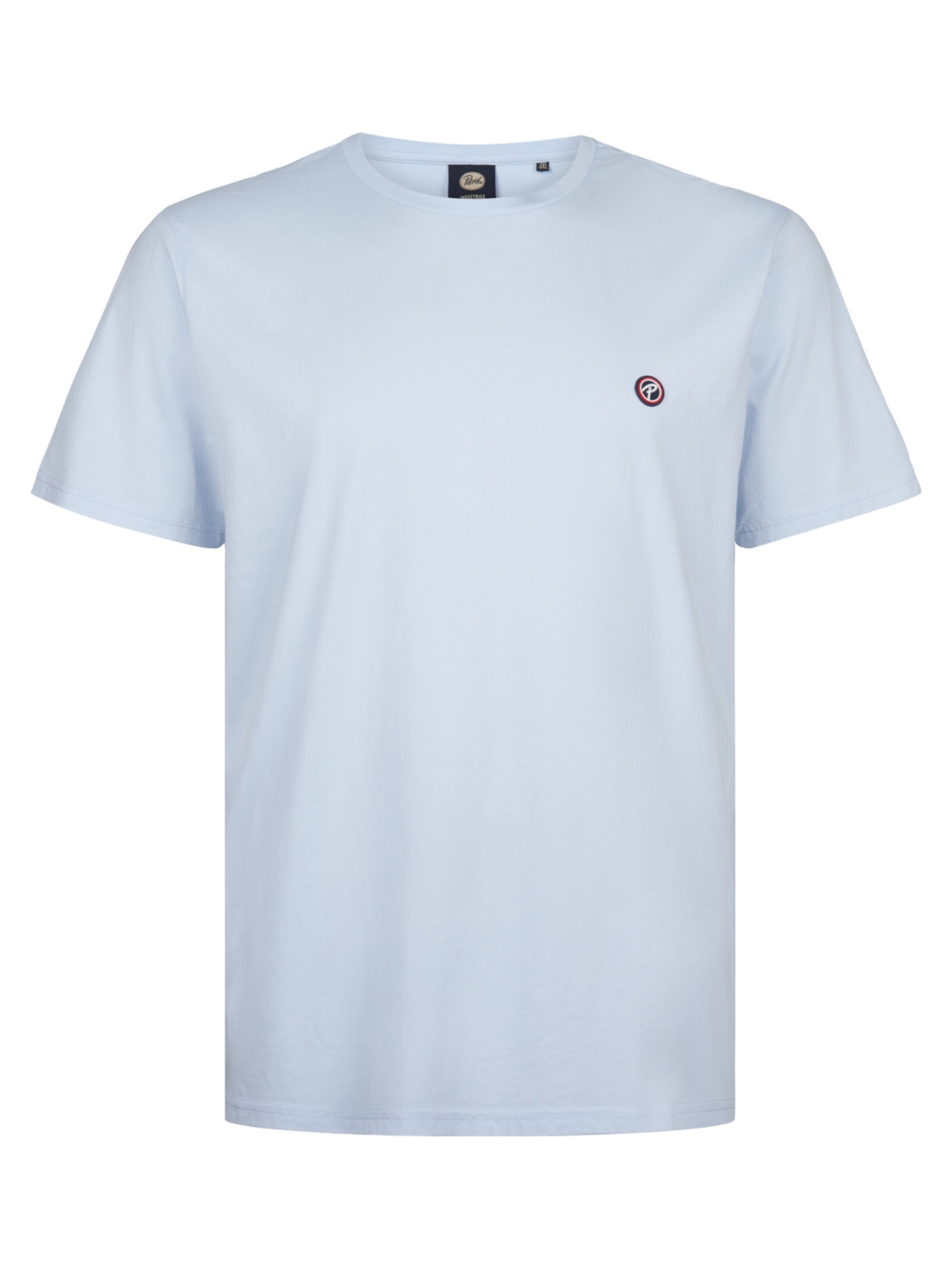 PETROL Shirt 'Men T-Shirt SS Sky' in Blue: front