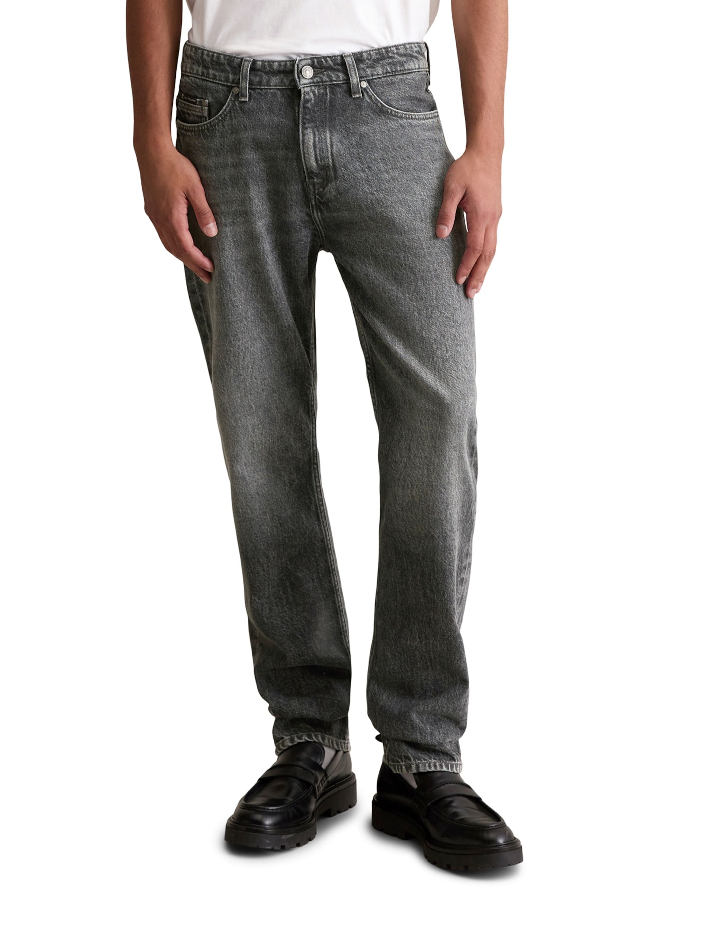 Regular Jean Marc O'Polo DENIM en gris : devant