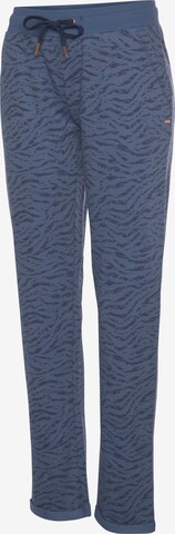 LASCANA Regular Jogginghose in Blau