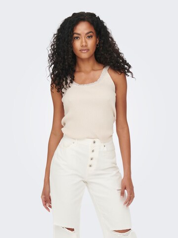 ONLY Top 'LOLA' in Grau: Vorderseite
