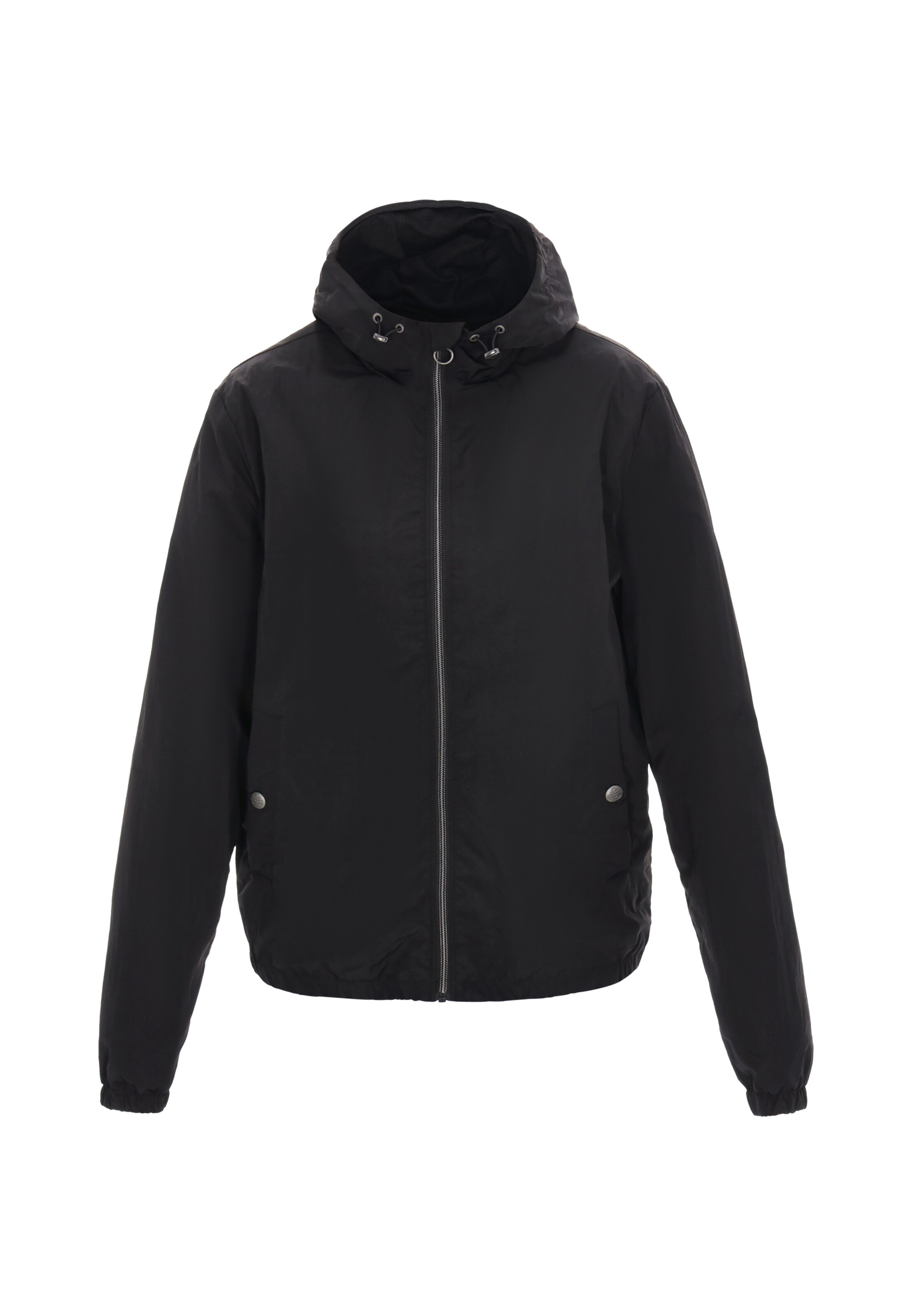 DreiMaster Maritim Tussenjas in de kleur Zwart, Productweergave