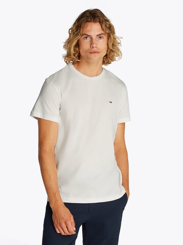 Tommy Jeans Tričko – béžová: přední strana