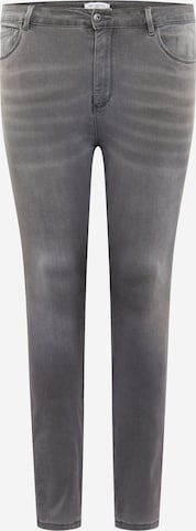 ONLY Carmakoma Skinny Jeans 'Augusta' i grå: forside