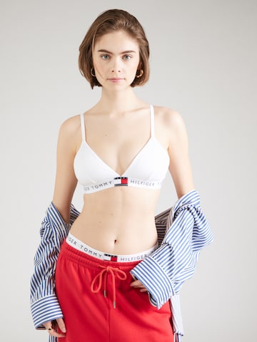 Tommy Hilfiger UnderwearTrokutasti Grudnjak - bijela boja: prednji dio