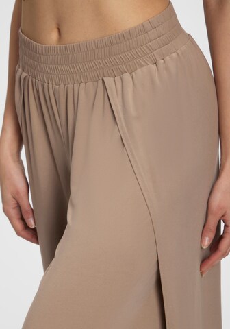 LASCANA Wide Leg Haremshose in Beige