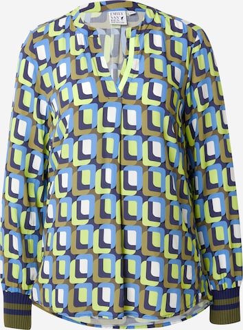 Emily Van Den Bergh Blouse in Blauw: voorkant