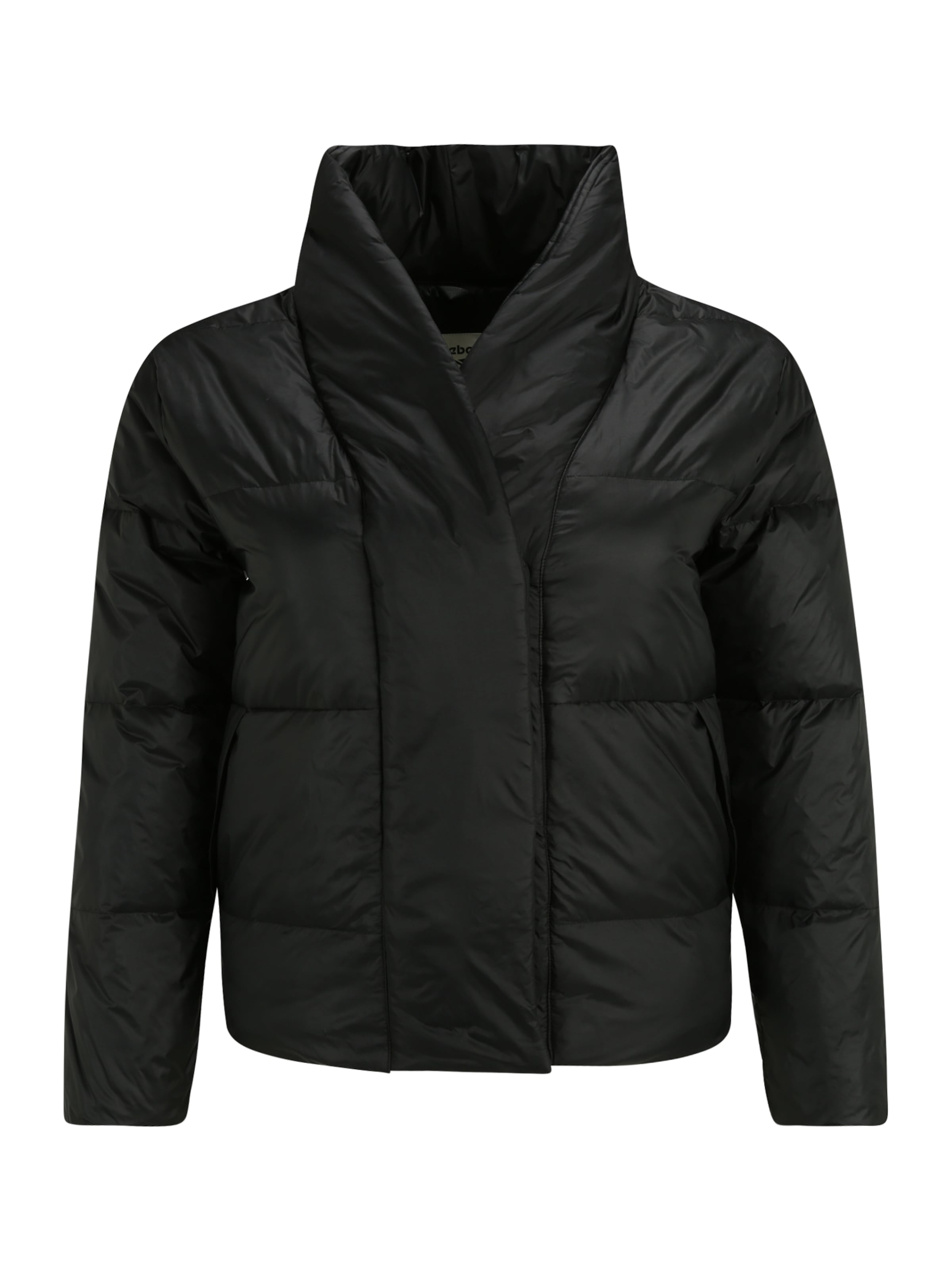 Reebok Outdoorjacke 'Down' in Schwarz: Vorderseite