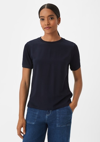 T-shirt comma casual identity en bleu : devant