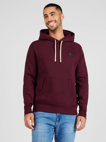 Sweat-shirt Polo Ralph Lauren en rouge : devant