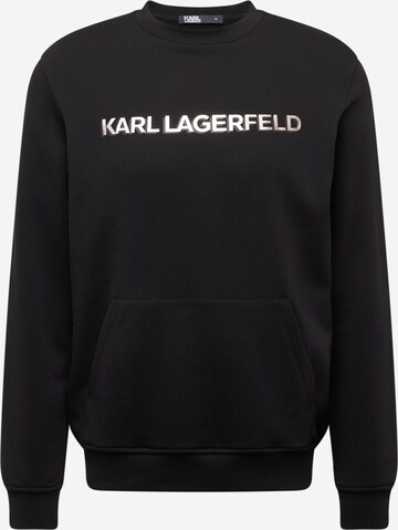 Karl Lagerfeld Mikina – černá: přední strana