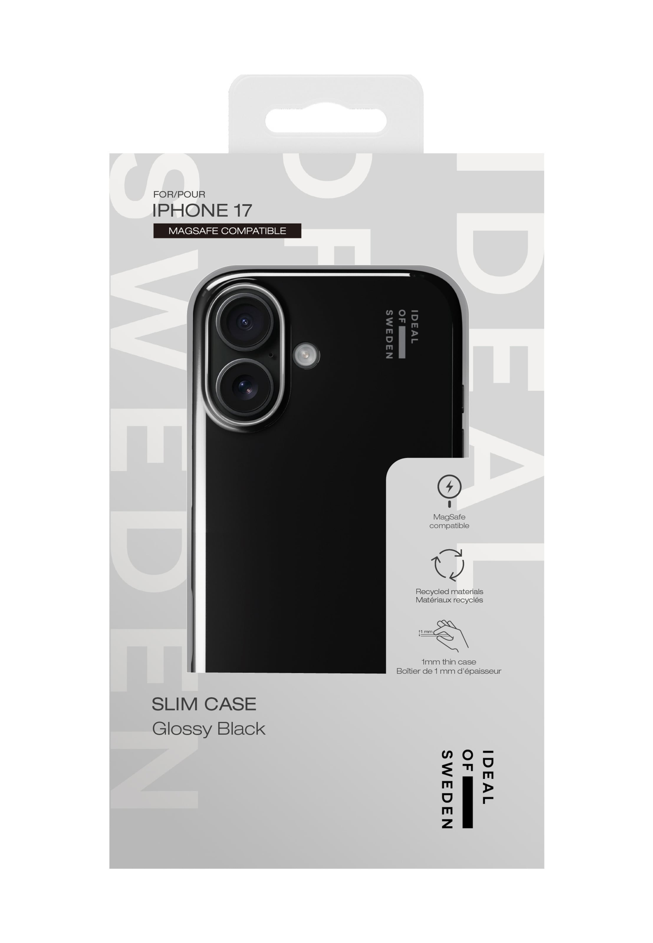 Custodia per smartphone 'iPhone 17' di iDeal of Sweden in nero