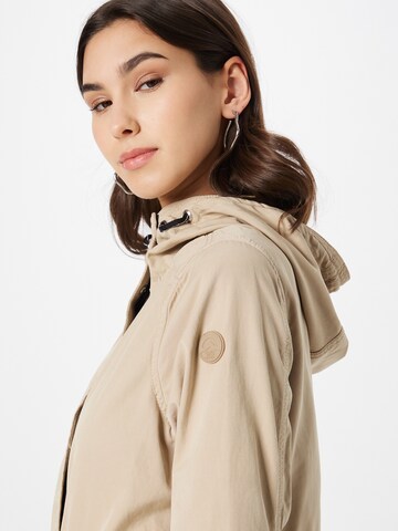 QS Between-Seasons Coat in Beige