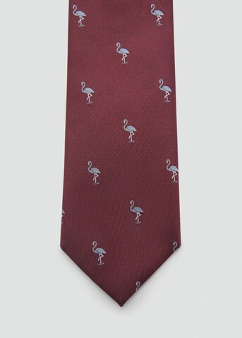 MANGO MAN Tie 'Animal' in Red