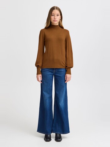 ICHI Sweater ' MAFA ' in Brown