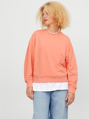 Sweat-shirt 'Alfa' JJXX en orange : devant