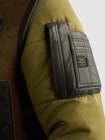 PME Legend Overgangsjakke 'Tornador leather jacket' i brun