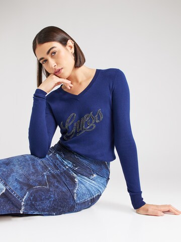 GUESS Sweater 'MYLA' in Blue