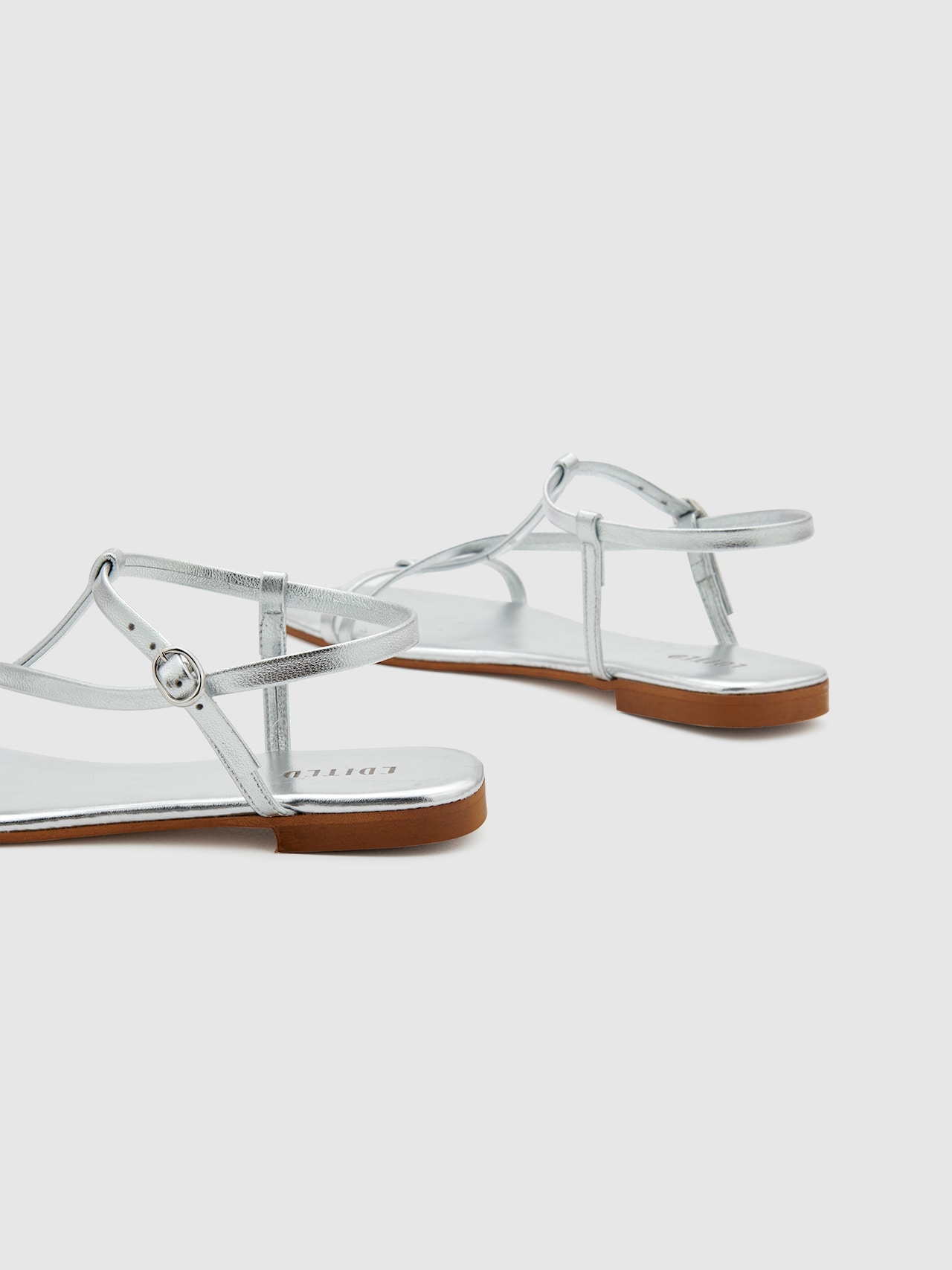 EDITED Sandaler med rem 'Toyah' sølv