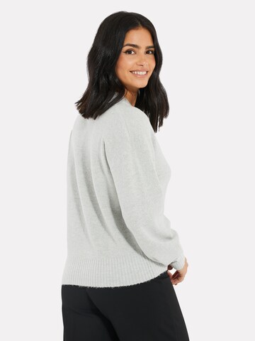 Threadbare Pullover 'Bloom' in Grau