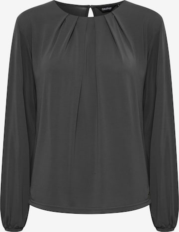 Oxmo Bluse in Grau: Vorderseite