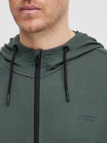 North Bend Sweatjacke ' Brent ' in Grau