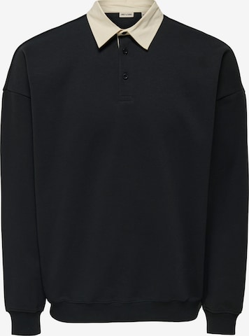 Only & Sons - Sudadera 'ONSJeffrey' en negro: frente