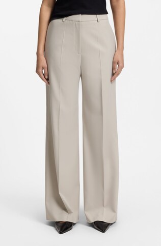 HUGO Regular Hose ' Hasmina ' in Beige: Vorderseite