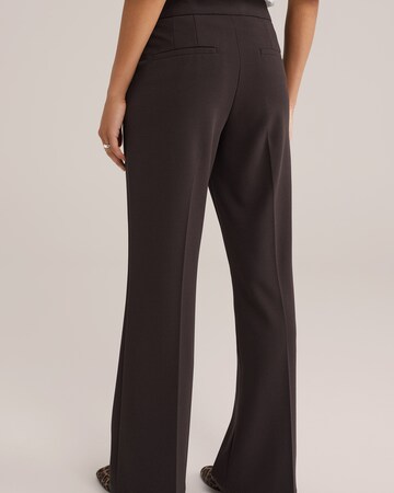 WE Fashion Regular Broek in Bruin