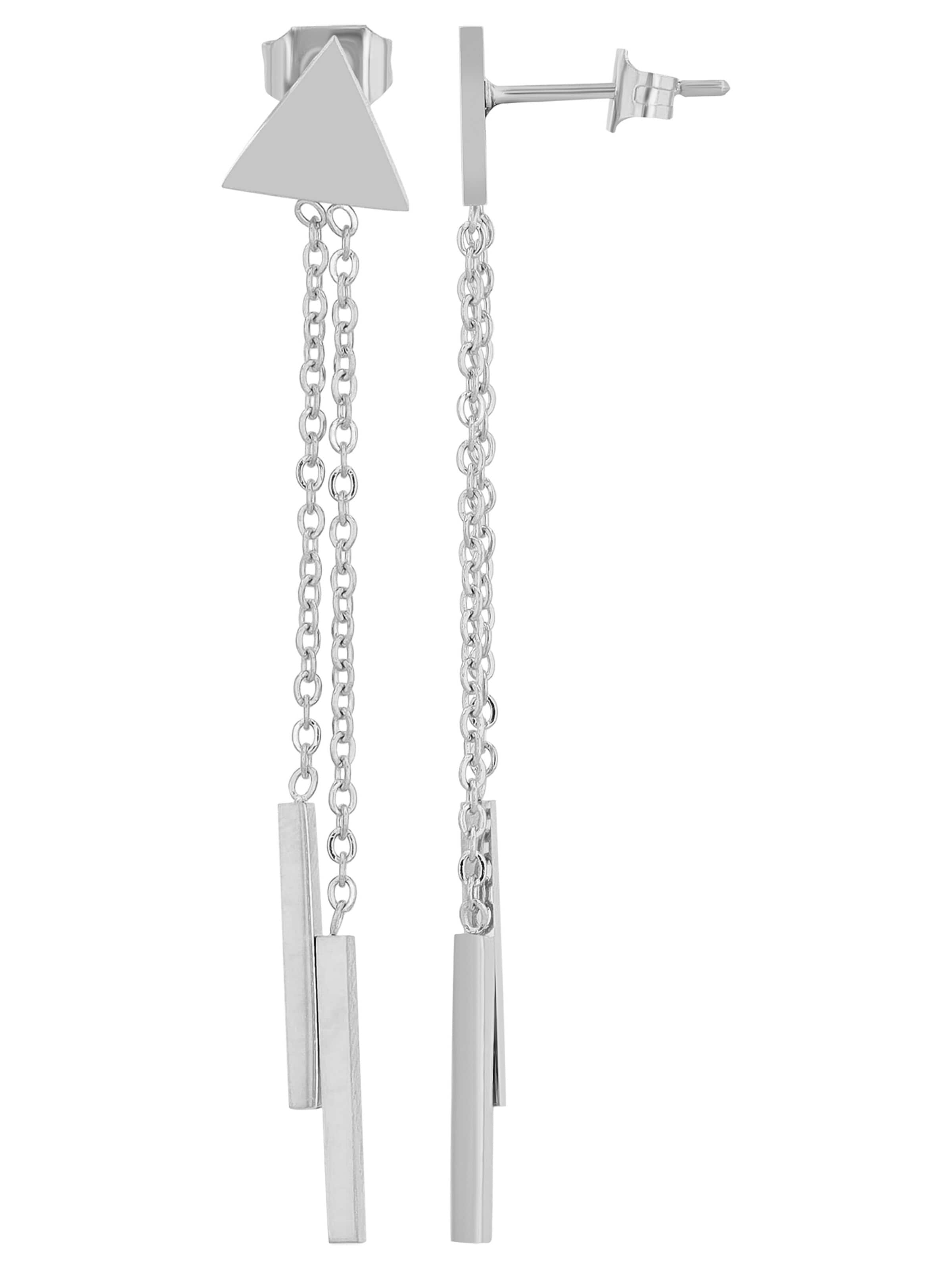 Akzent Earrings 'Ladia, langlebig' in Silver