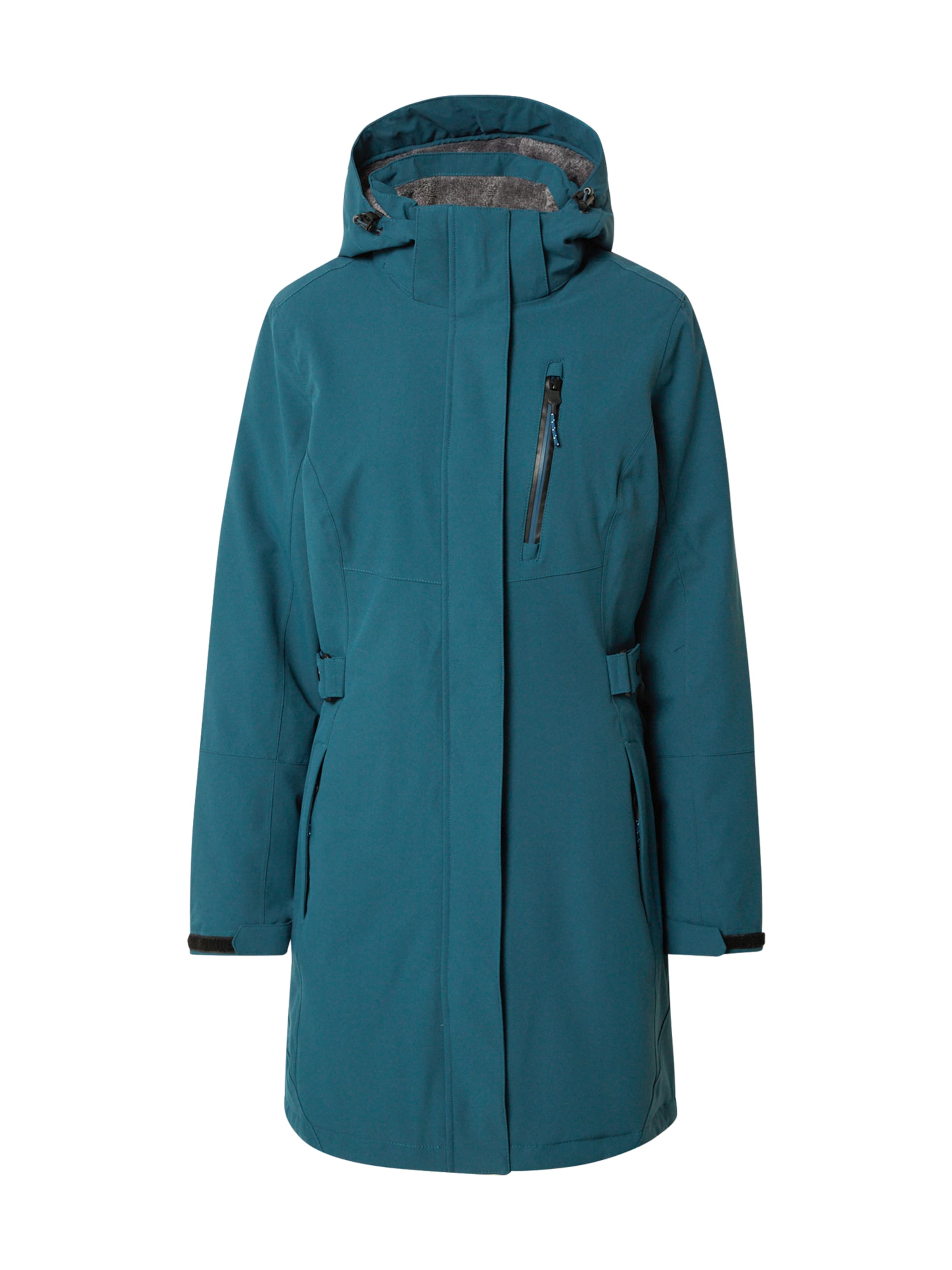 KILLTEC Outdoor Coat in Green: front
