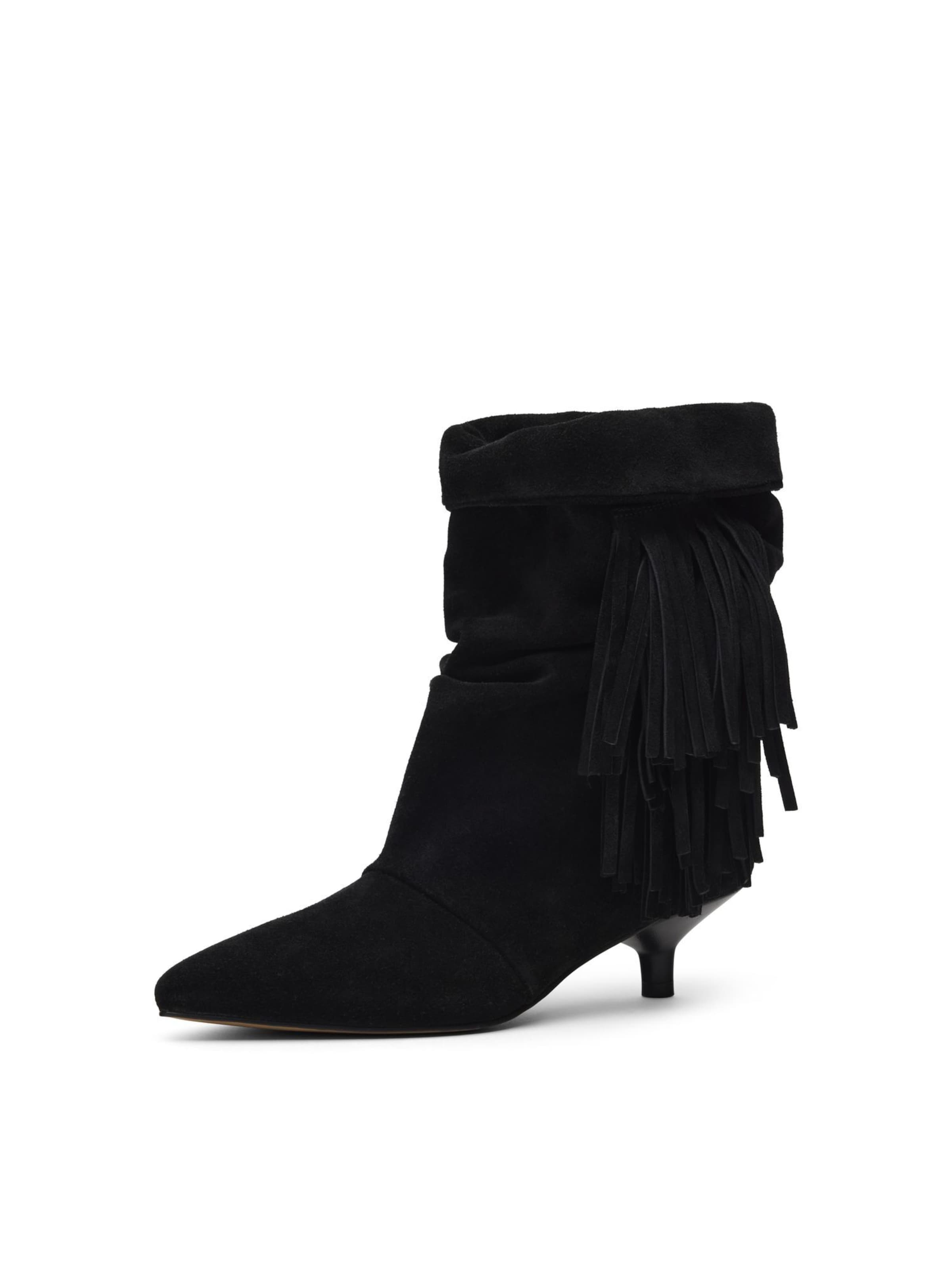 SACHA Bottines en 36 en noir, Vue avec produit